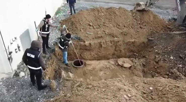 Son dakika: Kaçak akaryakıtları yerin altından böyle çıkardılar