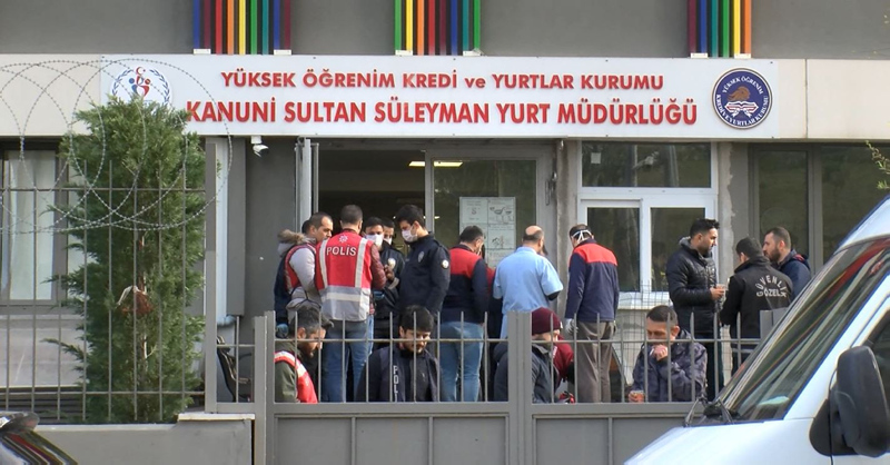 Corona virüsü karantina yurtlarında nöbet var! İşte son dakika görüntüleri