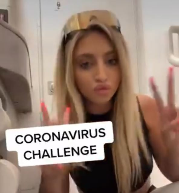 SON DAKİKA: TikTok fenomeninden skandal corona virüsü videosu! Görenler dehşete kapılıyor...
