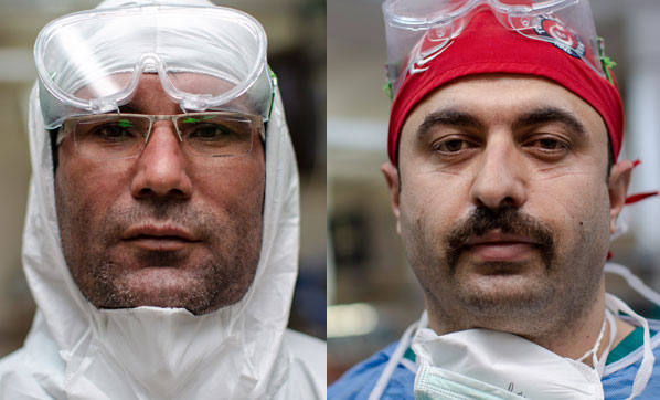 Acil servisin maskeli kahramanları!