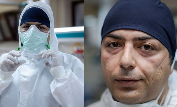 Acil servisin maskeli kahramanları!