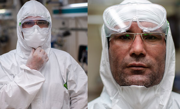 Acil servisin maskeli kahramanları!