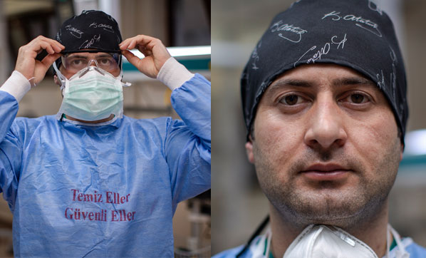 Acil servisin maskeli kahramanları!