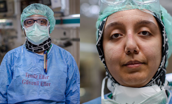 Acil servisin maskeli kahramanları!