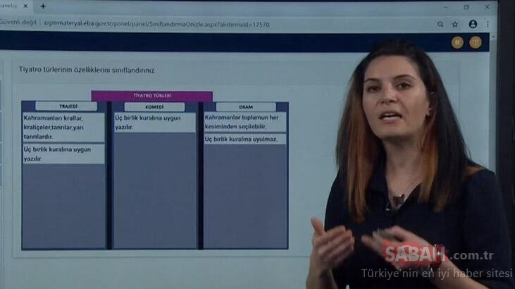 TRT EBA TV canlı yayın izleme ekranı: 15 Nisan EBA TV frekansı ile ilkokul, ortaokul ve lise ders yayını canlı izle! EBA şifresi ve ders programı