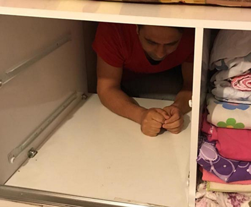 Dolapta yakalanan FETÖ şüphelisi tutuklandı