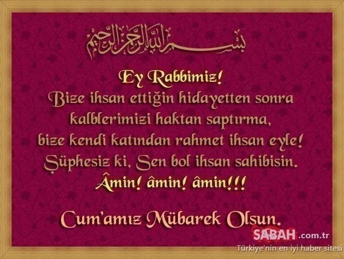 Yeni ve resimli Cuma mesajları ile sözleri 19 Haziran 2020! Anlamlı, kısa ve resimli Cuma mesajları ile en güzel Hayırlı Cumalar mesajı!