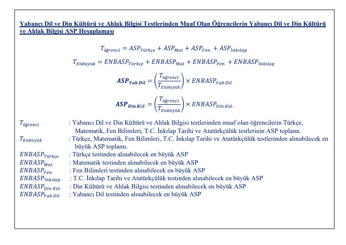 MEB ile LGS sözel ve sayısal puan hesaplama nasıl yapılır? Liselere Geçiş Sistemi LGS puan hesaplama işlemi 2020