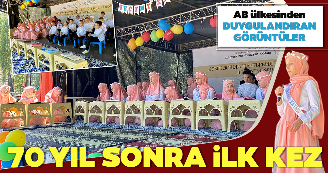 Sofya'da 70 yıl aradan sonra ilk kez hatim merasimi düzenlendi