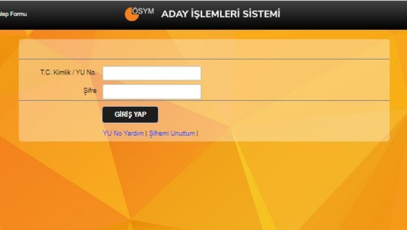 ÖSYM şifresi alma nasıl yapılır? İşte ÖSYM AİS şifre değiştirme işlemi bilgileri...