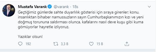 Bakan Berat Albayrak ve Esra Albayrak’ın 1 günlük bebeklerini bile hedef aldılar! Alçak paylaşıma gözaltı...