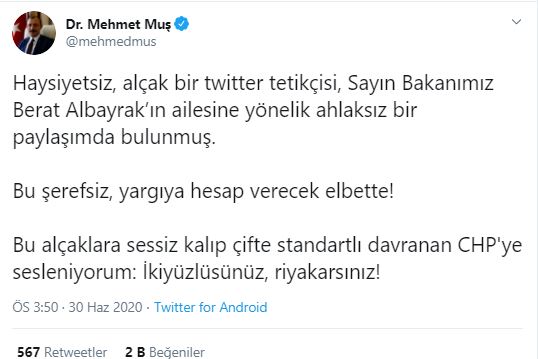 Bakan Berat Albayrak ve Esra Albayrak’ın 1 günlük bebeklerini bile hedef aldılar! Alçak paylaşıma gözaltı...