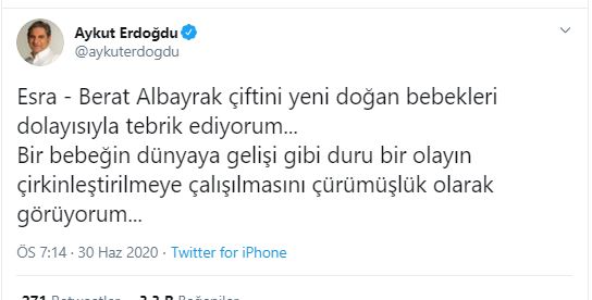 Bakan Berat Albayrak ve Esra Albayrak’ın 1 günlük bebeklerini bile hedef aldılar! Alçak paylaşıma gözaltı...