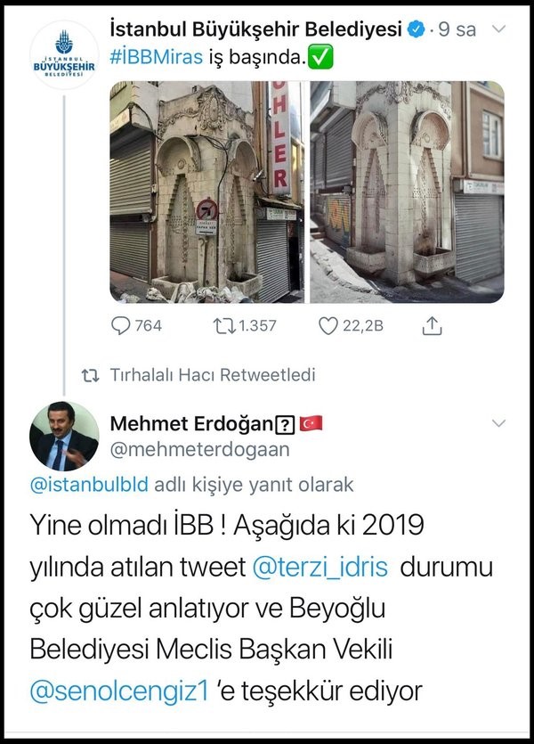Laleli Çeşmesi için İBB’den dalga geçer gibi açıklama: O fotoğraf zaten viral olmuştu