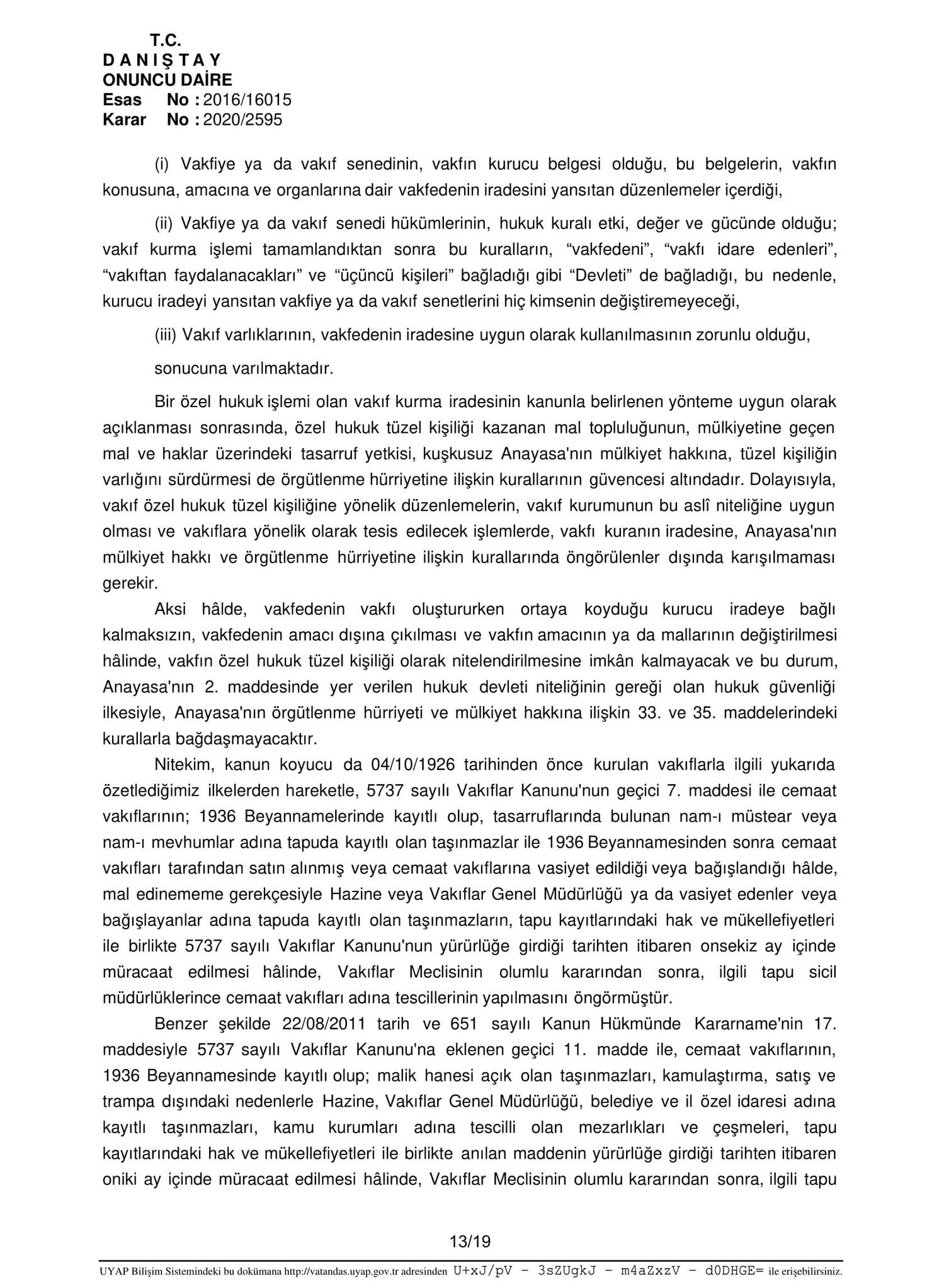 SON DAKİKA! Danıştay’ın Ayasofya kararı ilk kez SABAH’ta... İşte Danıştay’ın o kararı