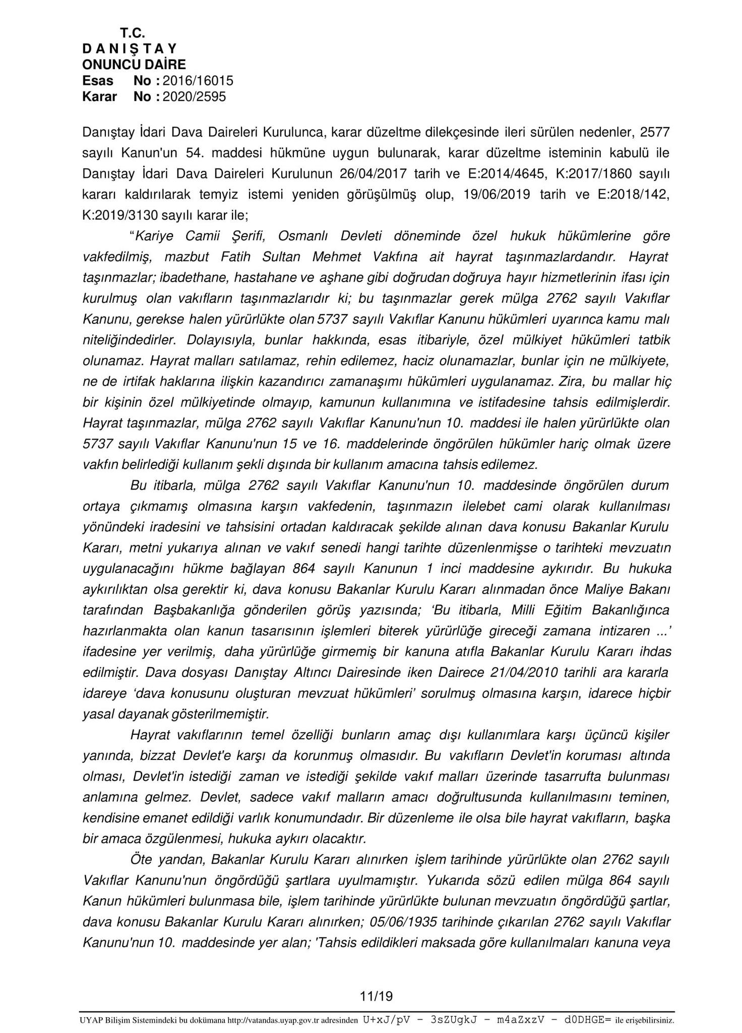 SON DAKİKA... Danıştay Ayasofya kararını açıkladı! Ayasofya ibadete açılıyor