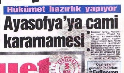 Ayasofya davasının 86 yıllık tarihi... Bütün iktidarların rüyasıydı, Erdoğan’la gerçek oldu