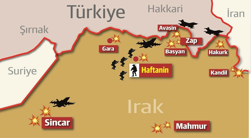 SON DAKİKA! Mehmetçik’ten PKK’ya ağır darbe! 45 km derinliğe kadar ilerledi