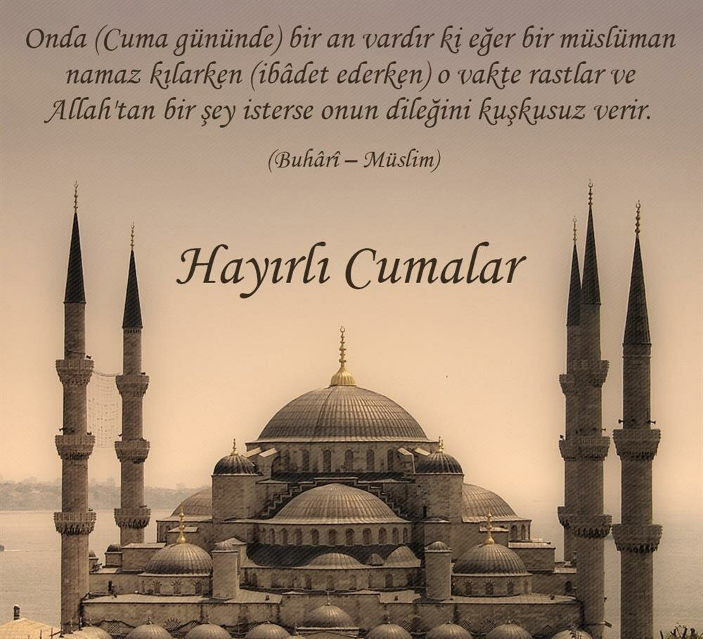 En anlamlı resimli güzel cuma mesajları ile sevdiklerinizin yüzünü güldürün! 2020 Ayasofya Camii temalı en yen, kısa ve uzun Cuma mesajları burada...