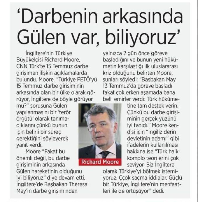 İngiltere’nin Ankara Büyükelçisiydi, İstihbaratın bir numarası oldu! Richard Moore Türkiye’nin dostu mu yoksa...