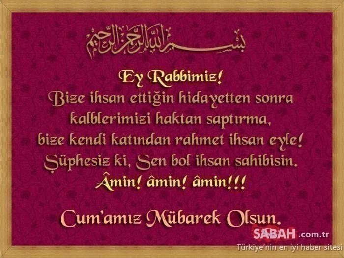 Haftanın en güzel Cuma mesajları ve sözleri! 2020 Resimli, Kısa, Uzun Cuma mesajları ve Hayırlı Cumalar mesajı burada
