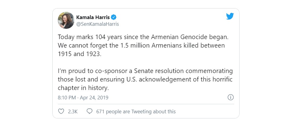 Skandal sözler... Joe Biden’ın başkan yardımcısı adayı Kamala Harris Türk düşmanı çıktı!