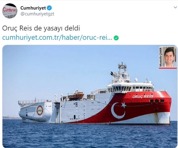 SON DAKİKA: Cumhuriyet’ten skandal Oruç Reis haberi! Yunan medyası bile bu kadarını yapmadı...