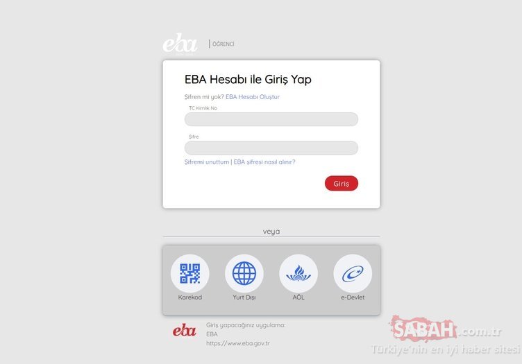 EBA öğrenci giriş ekranı ile şifre alma ve hesap oluşturma nasıl yapılır? Uzaktan eğitim için öğrenci EBA giriş ekranı!