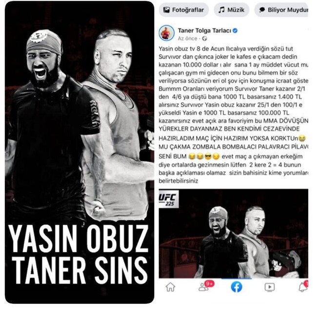 Aralarındaki küslük dayak yeyince bitti! Taner Tolga Tarlacı ile Survivor Yasin Obuz barıştı!