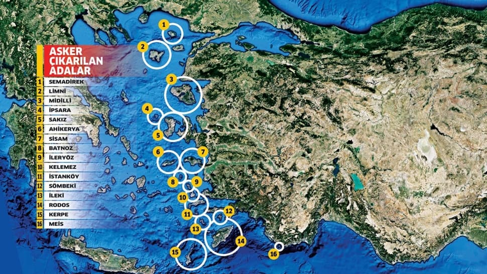 Doğu Akdeniz hamleleri sonrası çıldıran Yunanistan bindiği dalı kesti! Adaların statüsünü çiğnedi