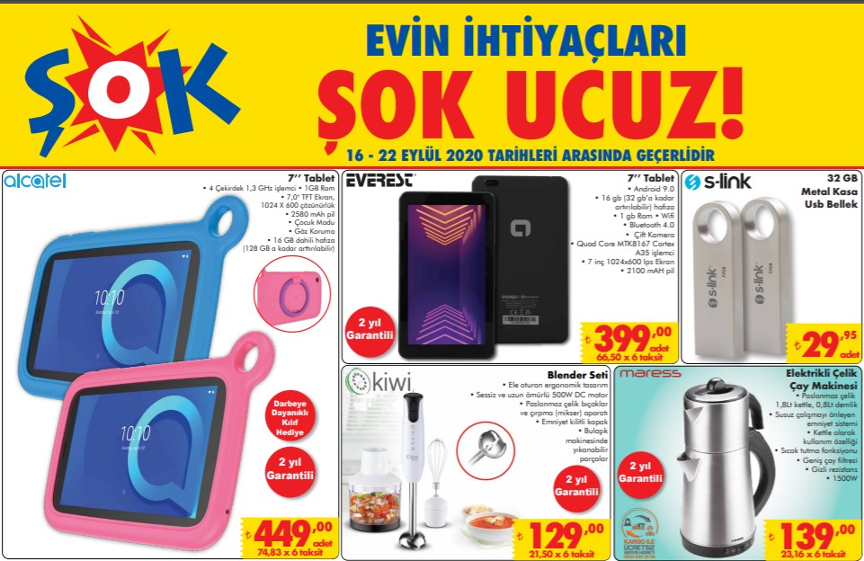 ŞOK aktüel ürünler kataloğu büyük indirimde! Okul ihtiyaçları temalı ŞOK aktüel ürünler kataloğunda bu hafta neler var?