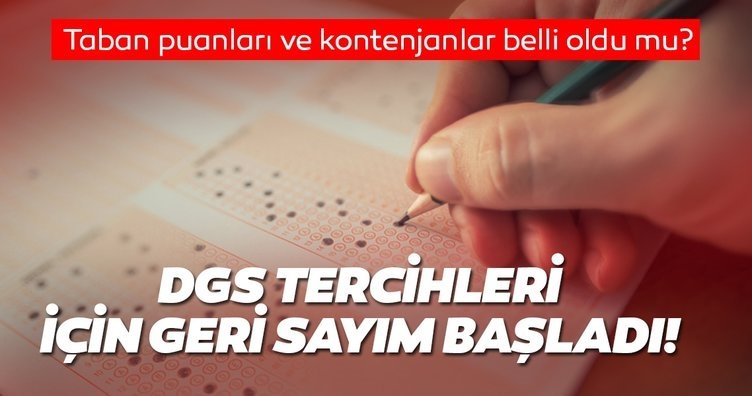 DGS ile geçiş yapılabilecek bölümler hangileri? ÖSYM ile DGS tercih kılavuzu 2020