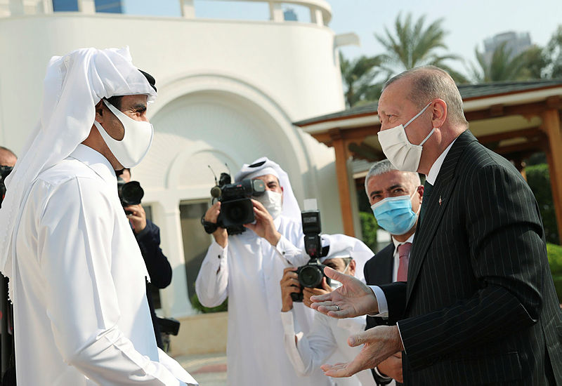 Erdoğan’ın ziyareti Katar basınında büyük yankı uyandırdı