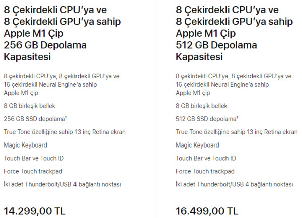 Apple MacBook Pro, MacBook Air ve Mac Mini Türkiye fiyatları kaç lira? Fiyatları ne kadar? Özellikleri nedir?