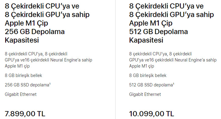 Apple MacBook Pro, MacBook Air ve Mac Mini Türkiye fiyatları kaç lira? Fiyatları ne kadar? Özellikleri nedir?