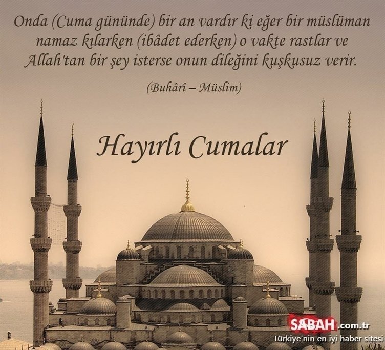 En güzel, anlamlı ve resimli Cuma mesajları ile Hayırlı Cumalar! 13 Kasım 2020 Yeni, kısa ve resimli Cuma mesajları ile sözleri yayınlandı