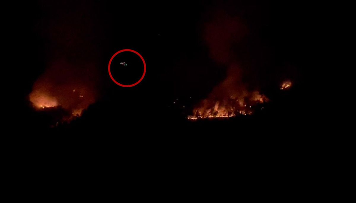 Yangınlarda son dakika haberler: Söndürmede dikkat çeken görüntü