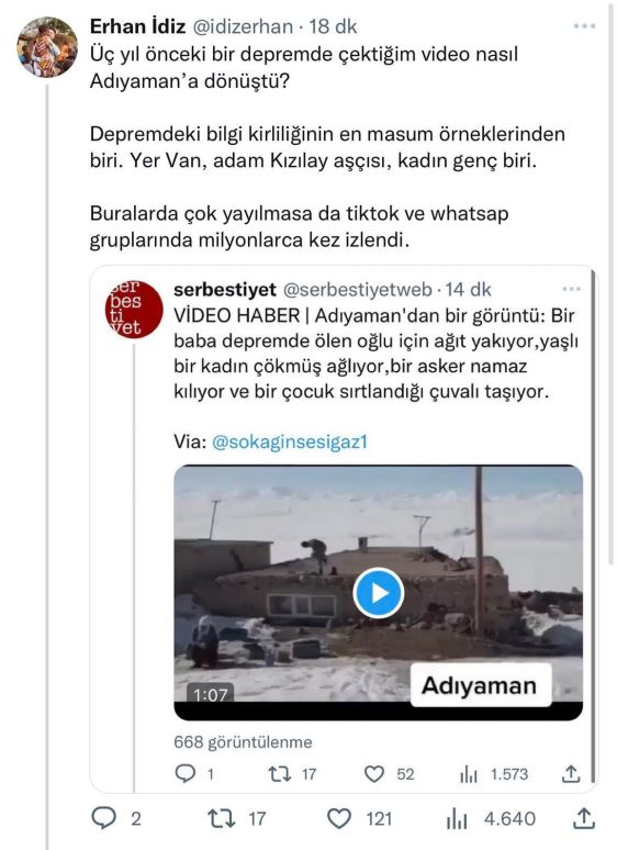 Millet acısını yaşarken onlar algı operasyonu yaptı! İşte Kahramanmaraş depremi ile ilgili yalanlar ve gerçekler