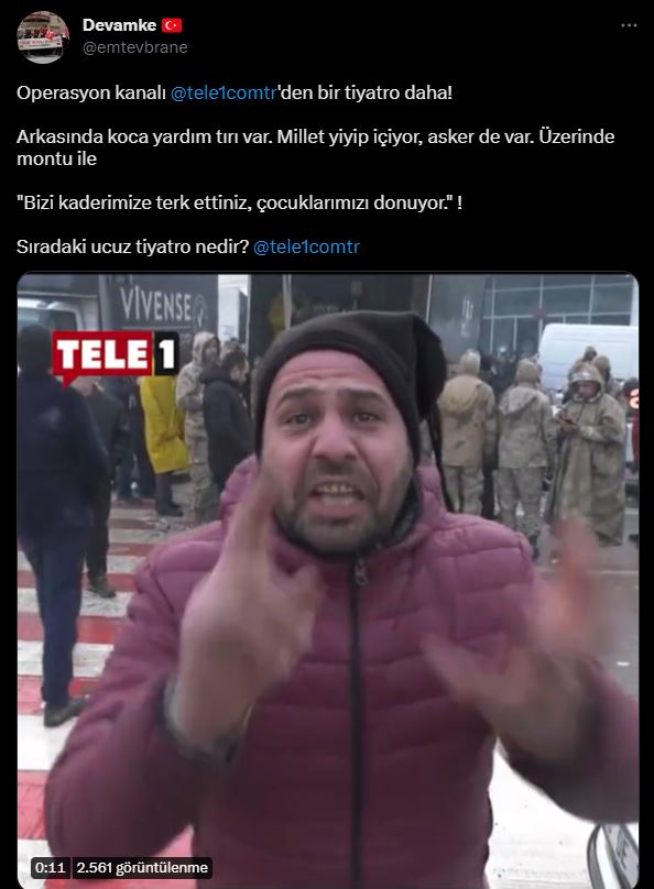 Millet acısını yaşarken onlar algı operasyonu yaptı! İşte Kahramanmaraş depremi ile ilgili yalanlar ve gerçekler