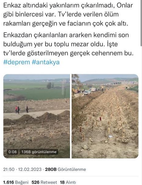 Millet acısını yaşarken onlar algı operasyonu yaptı! İşte Kahramanmaraş depremi ile ilgili yalanlar ve gerçekler
