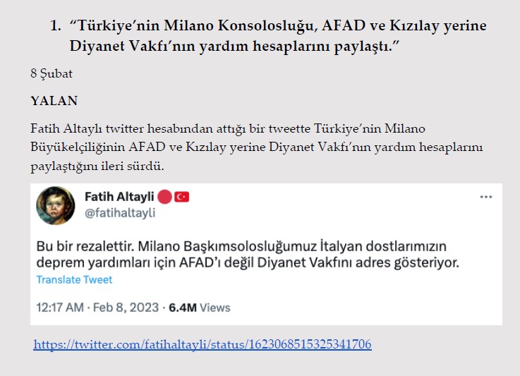 Millet acısını yaşarken onlar algı operasyonu yaptı! İşte Kahramanmaraş depremi ile ilgili yalanlar ve gerçekler
