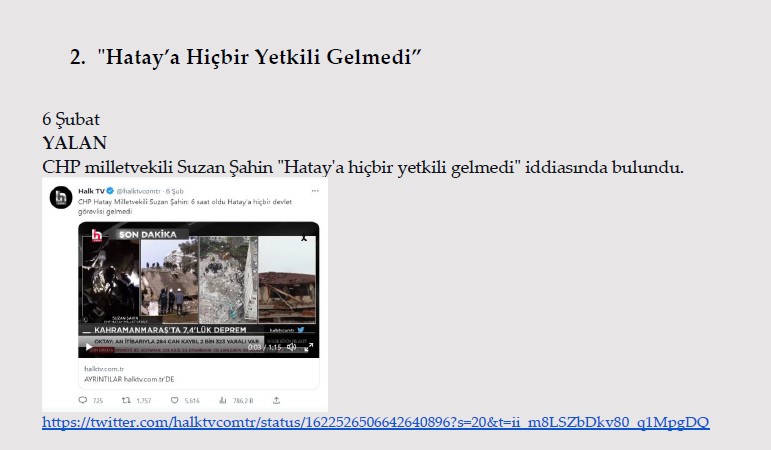 Millet acısını yaşarken onlar algı operasyonu yaptı! İşte Kahramanmaraş depremi ile ilgili yalanlar ve gerçekler