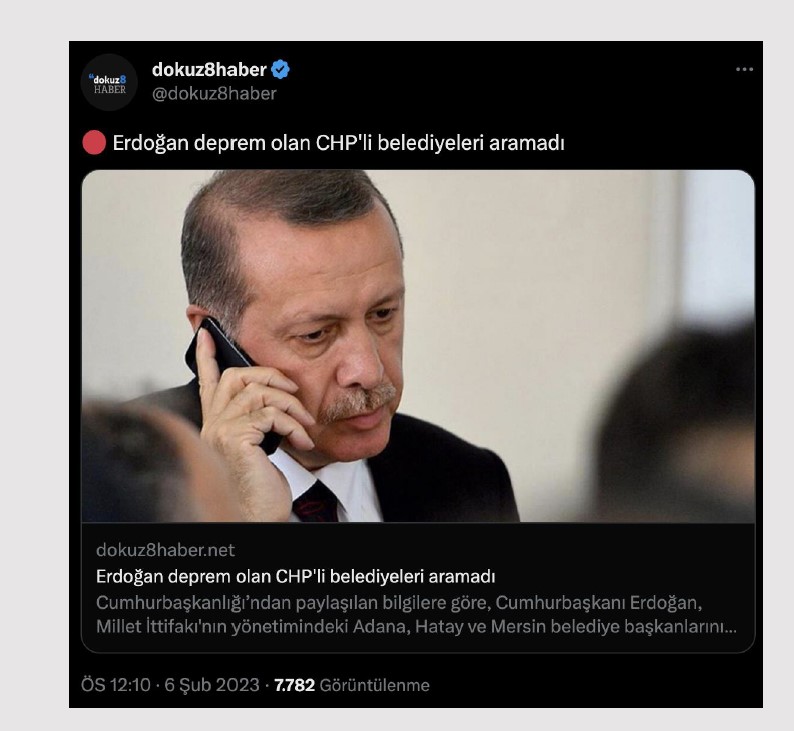 Millet acısını yaşarken onlar algı operasyonu yaptı! İşte Kahramanmaraş depremi ile ilgili yalanlar ve gerçekler