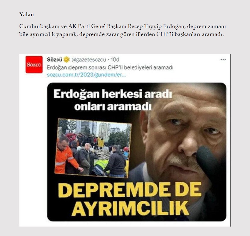 Millet acısını yaşarken onlar algı operasyonu yaptı! İşte Kahramanmaraş depremi ile ilgili yalanlar ve gerçekler