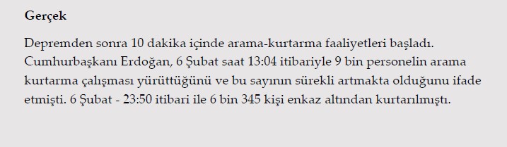 Millet acısını yaşarken onlar algı operasyonu yaptı! İşte Kahramanmaraş depremi ile ilgili yalanlar ve gerçekler