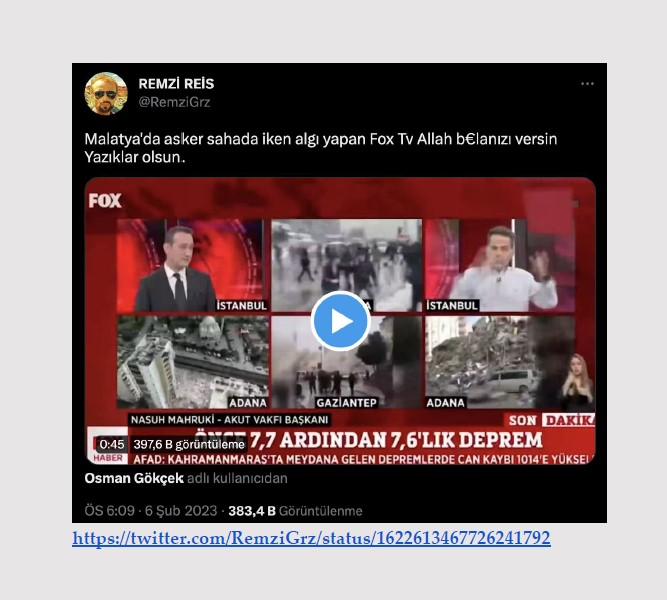 Millet acısını yaşarken onlar algı operasyonu yaptı! İşte Kahramanmaraş depremi ile ilgili yalanlar ve gerçekler