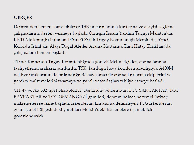 Millet acısını yaşarken onlar algı operasyonu yaptı! İşte Kahramanmaraş depremi ile ilgili yalanlar ve gerçekler