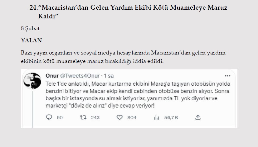 Millet acısını yaşarken onlar algı operasyonu yaptı! İşte Kahramanmaraş depremi ile ilgili yalanlar ve gerçekler