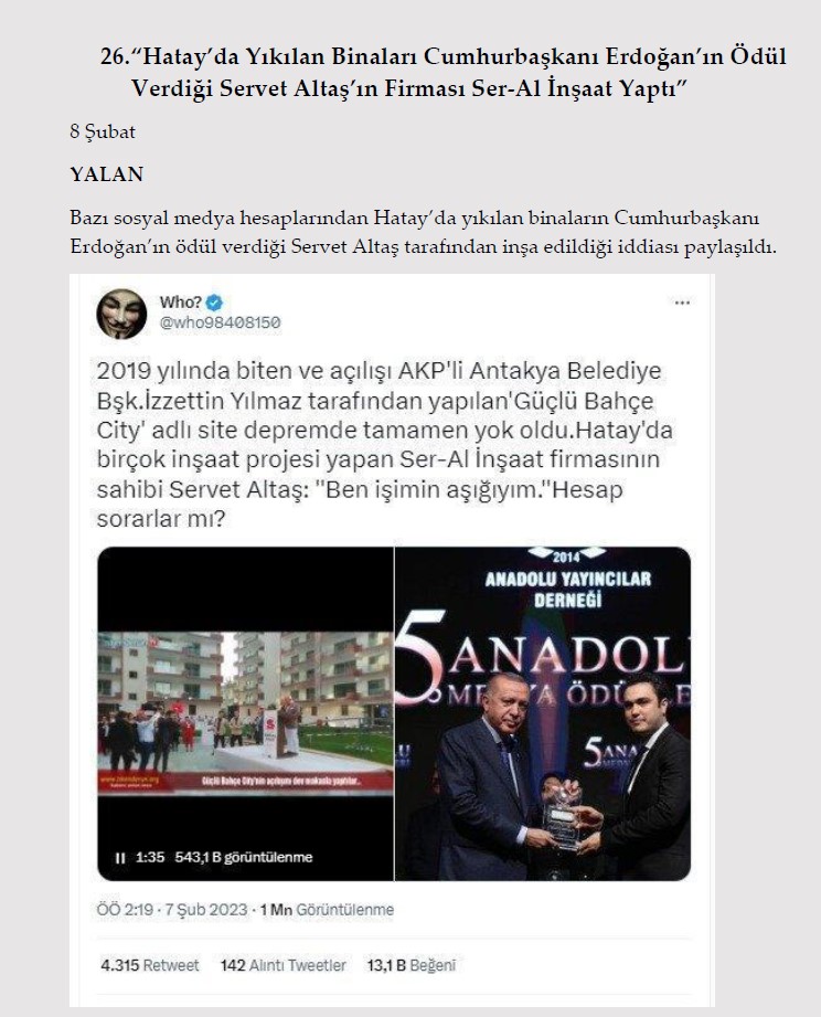 Millet acısını yaşarken onlar algı operasyonu yaptı! İşte Kahramanmaraş depremi ile ilgili yalanlar ve gerçekler