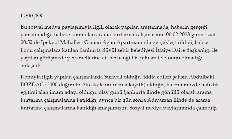 Millet acısını yaşarken onlar algı operasyonu yaptı! İşte Kahramanmaraş depremi ile ilgili yalanlar ve gerçekler